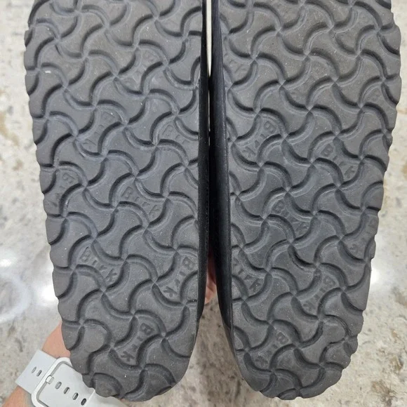 Woman's Birkenstock Arizona Black EVA Slip-on Sandals with Buckle Size 38 - Picture 5 of 12